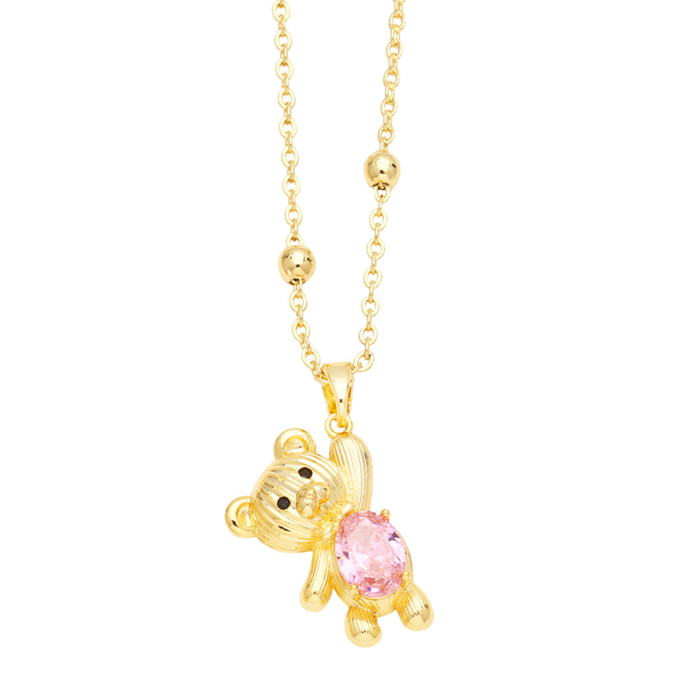 Wholesale Baby Dolphin Bear Copper Necklaces
